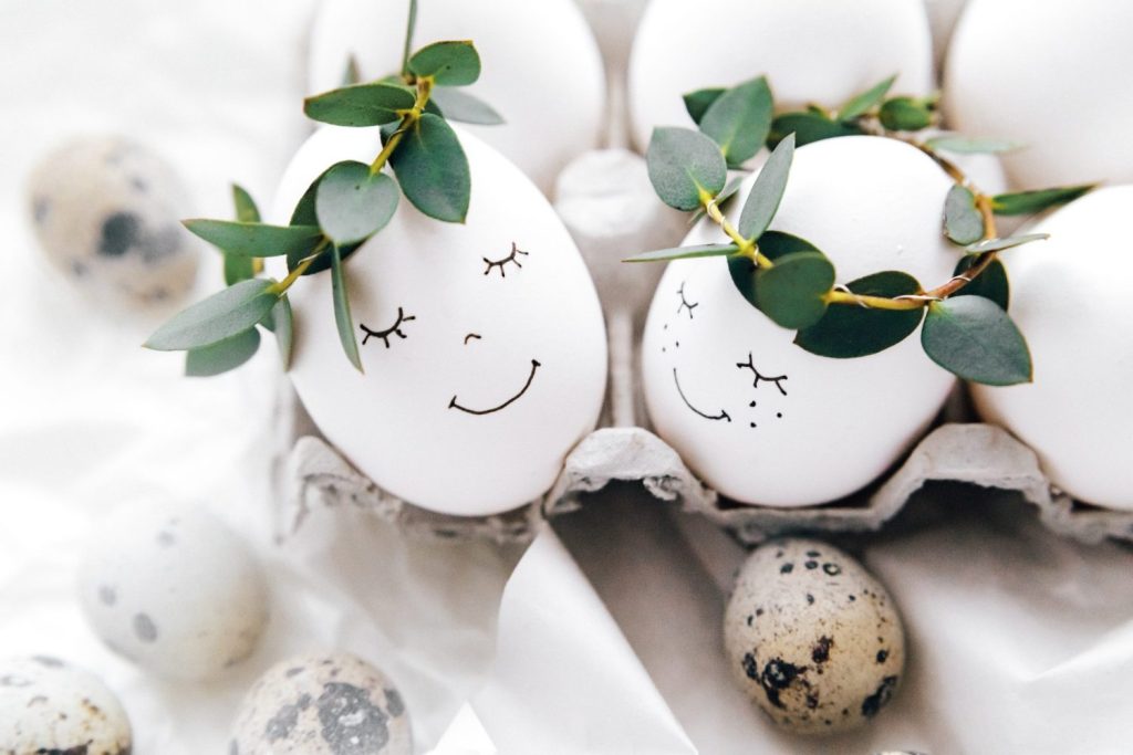 Eggs in a crate